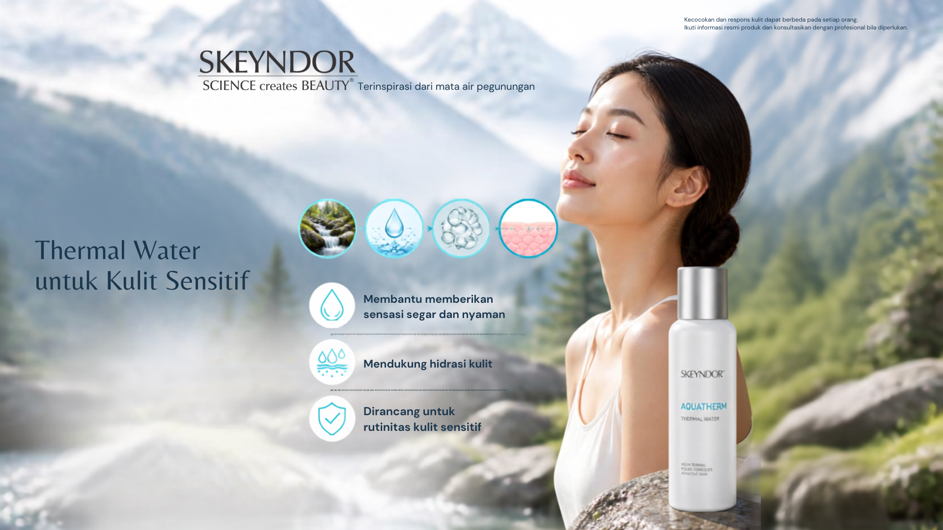 Dari Mata Air Pyrenees untuk Kulit Sensitif: Mengenal Skeyndor Aquatherm
